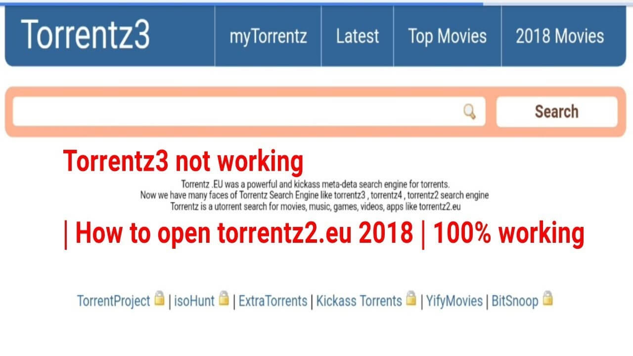 Torrentz2 Search Engine New